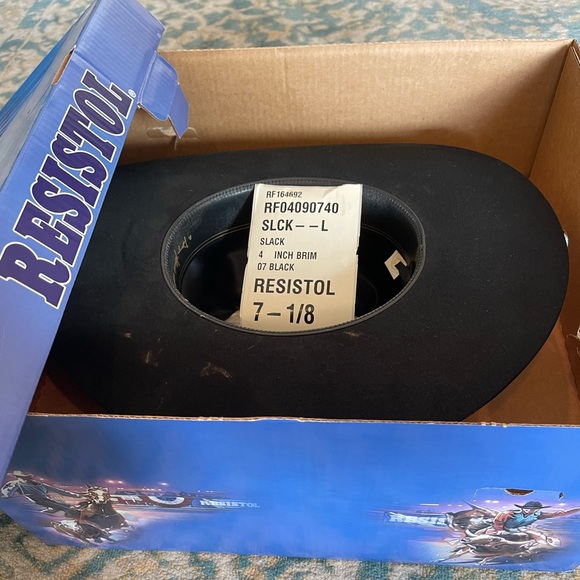 Resistol Black 4in Brim Cowboy Hat - Picture 8 of 8